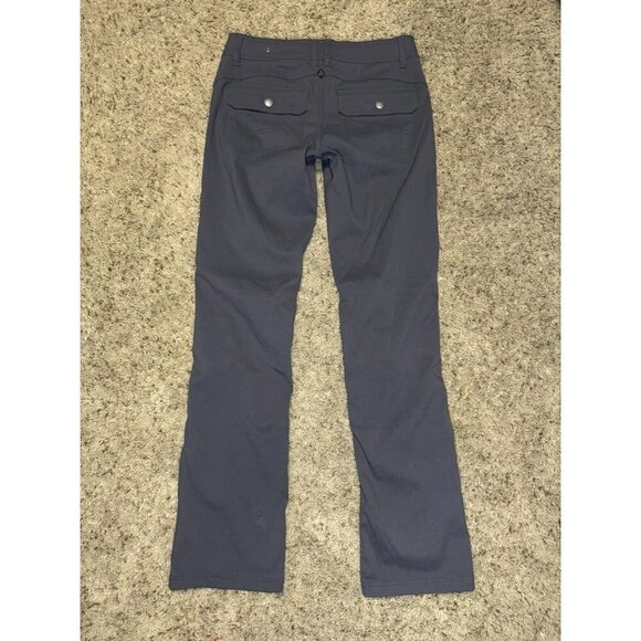 PRANA Halle Pant Gray Roll Up Convertible Straight Hiking Outdoor Sz 2 (29x31) - Picture 3 of 13